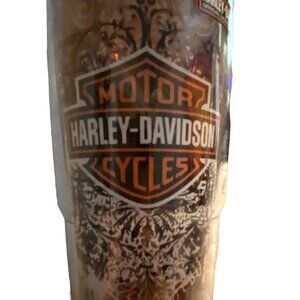 Harley-Davidson Official Licensed Travel Tumbler With Logo Design - 16 oz No Lid